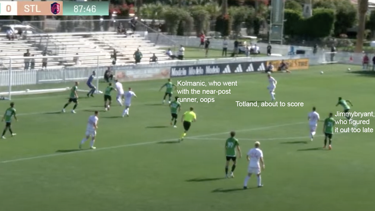 video still from Austin FC vs. St. Louis City SC