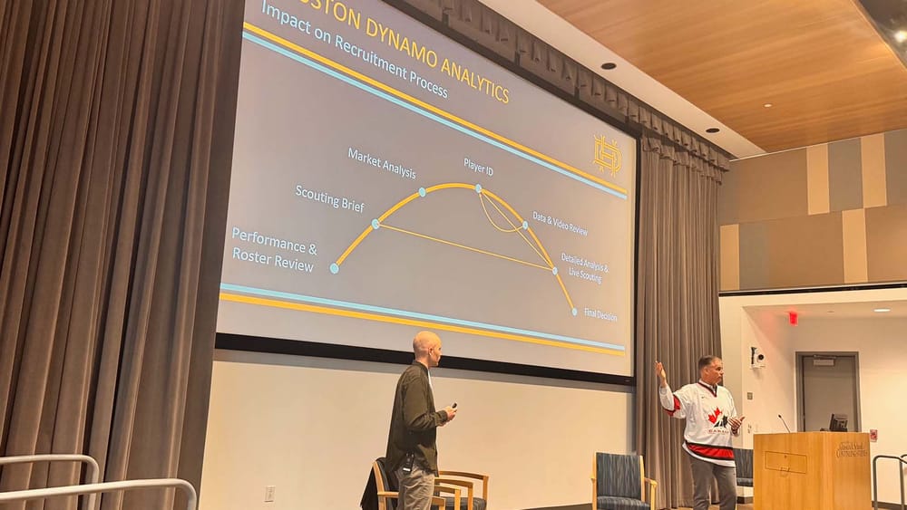 Pat Onstad presenting at the American Soccer Insights summit