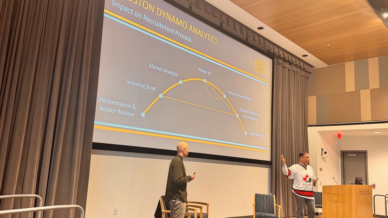 Pat Onstad presenting at the American Soccer Insights summit